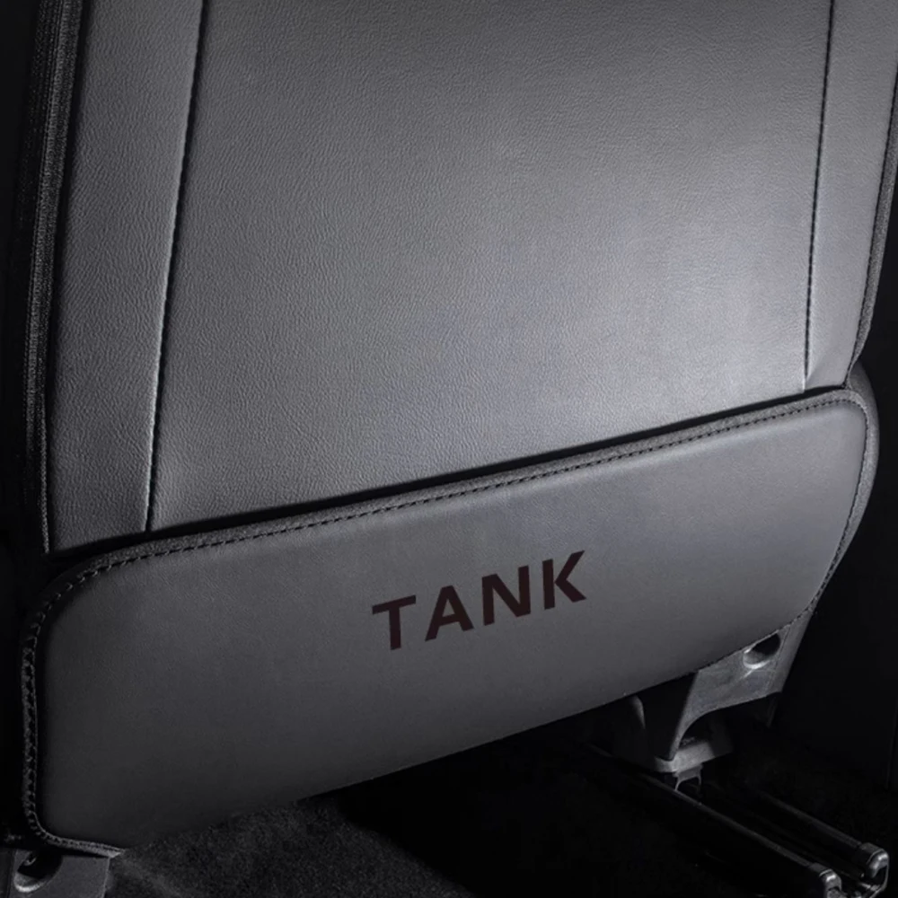 For Tank 300 2021-2025 Rear Seat Kick Pad Anti Scratch Protector Custom Fit Back Seat Cover Interior Decor No Drill Install