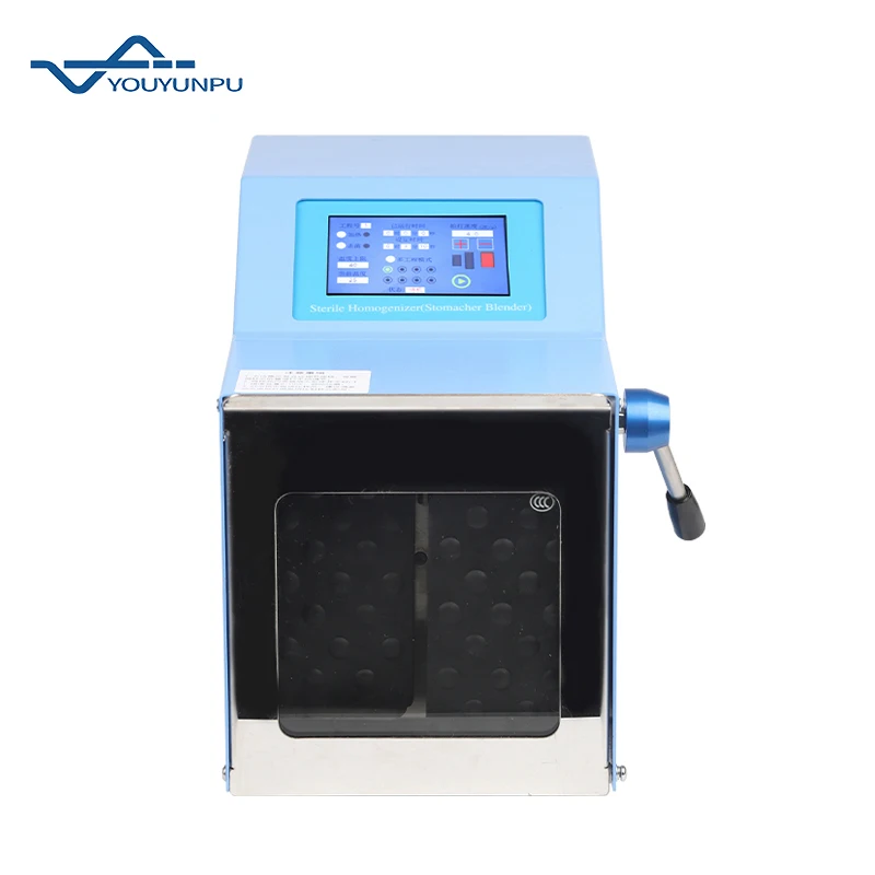 Omogeneizzatore asettico per battuta Macchina per dispersione di tessuti microbiologici per alimenti Strumento omogeneizzatore per battuta da laboratorio