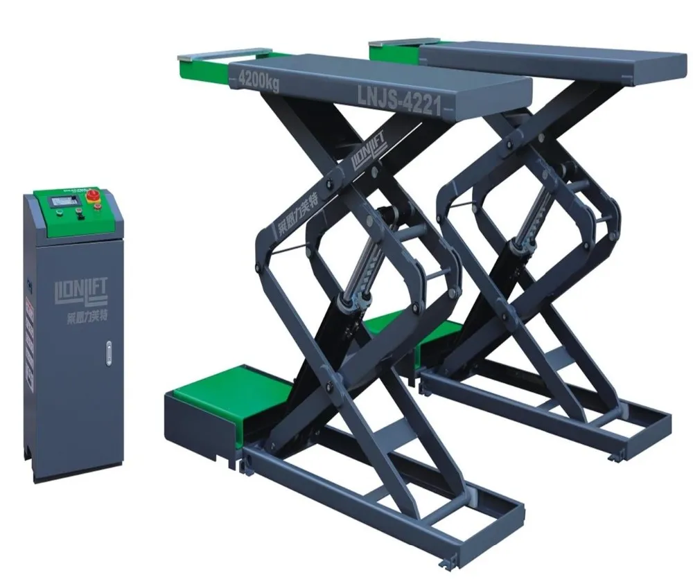 Fow Low Chassis Vehicle Small Scissor Lift ULJS--4221 Hydraulic Car Hoist/scissor Lift