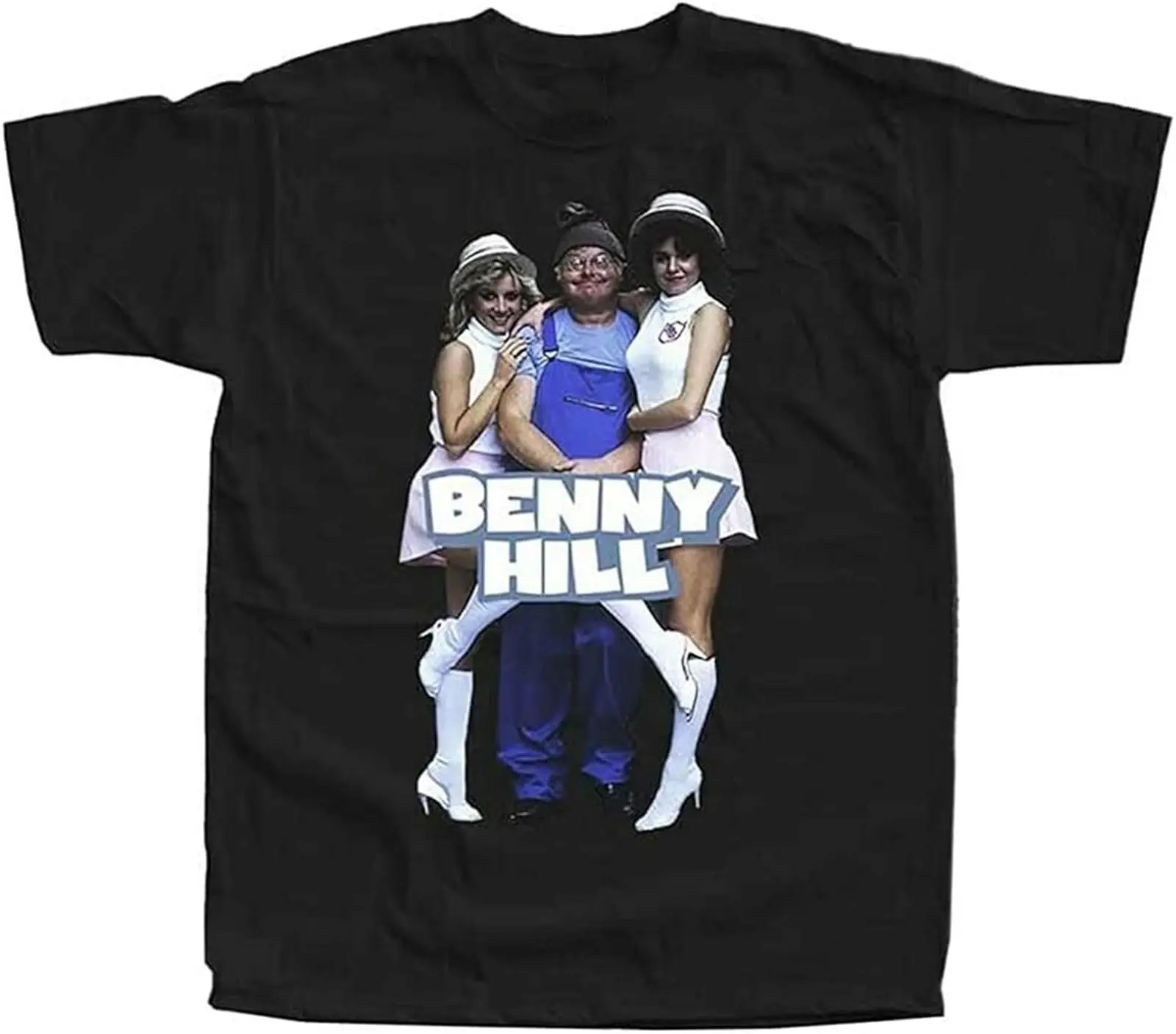 Benny Hill V3 Movie Poster DTG Print Men T Shirt Anime Graphic T-shirts for  Clothing Women Tees High Quality 100%CotAnime G