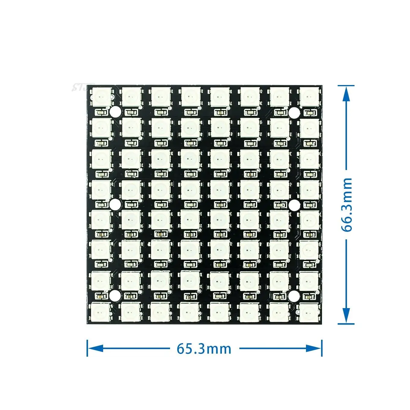 Matrice LED SMD pour Ardu37, WS2812, 5050 RVB, 8x8, 64 LED