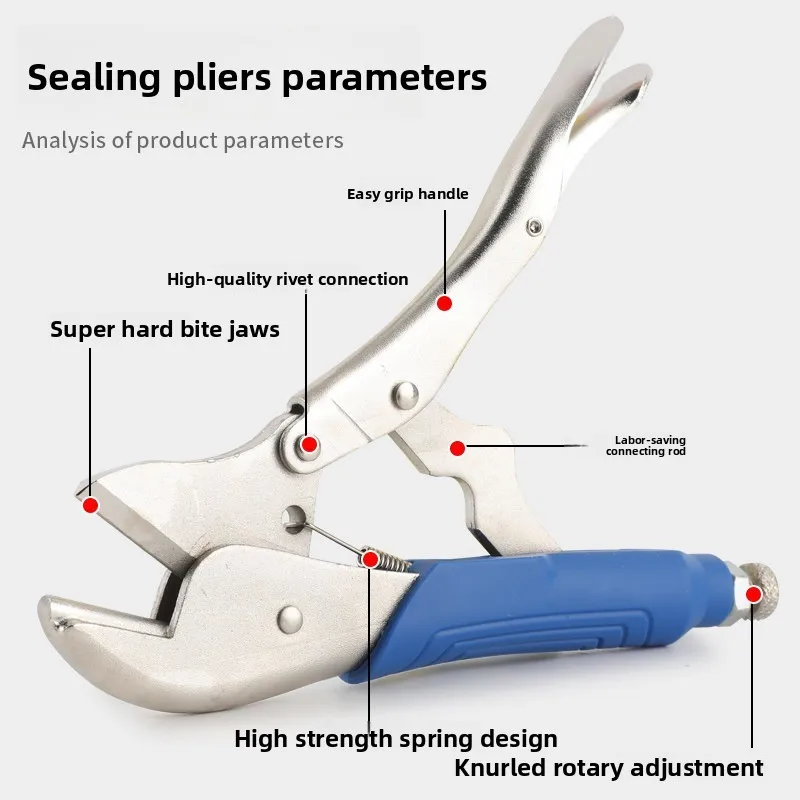 VRT-102 Copper Pipe Sealing Pliers Installation and Maintenance Sealing Power Pliers Refrigeration Refrigerator Copper Pipe