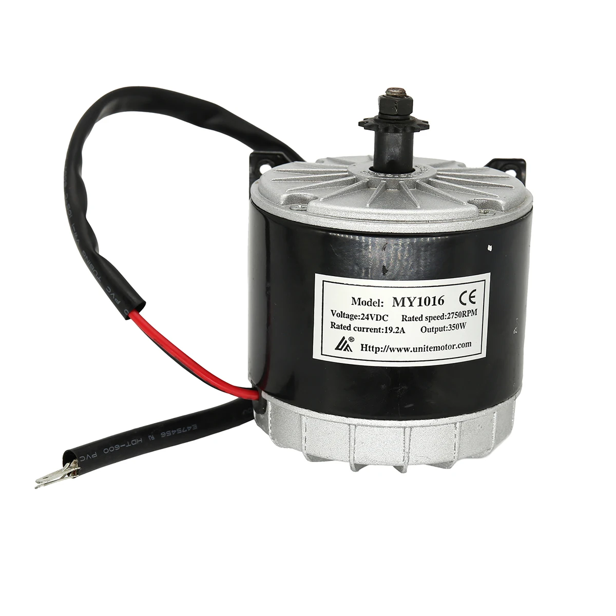 MY1016 350W 24V 36V Brush Motor High Speed Engine For  Electric E Tricycle ATV