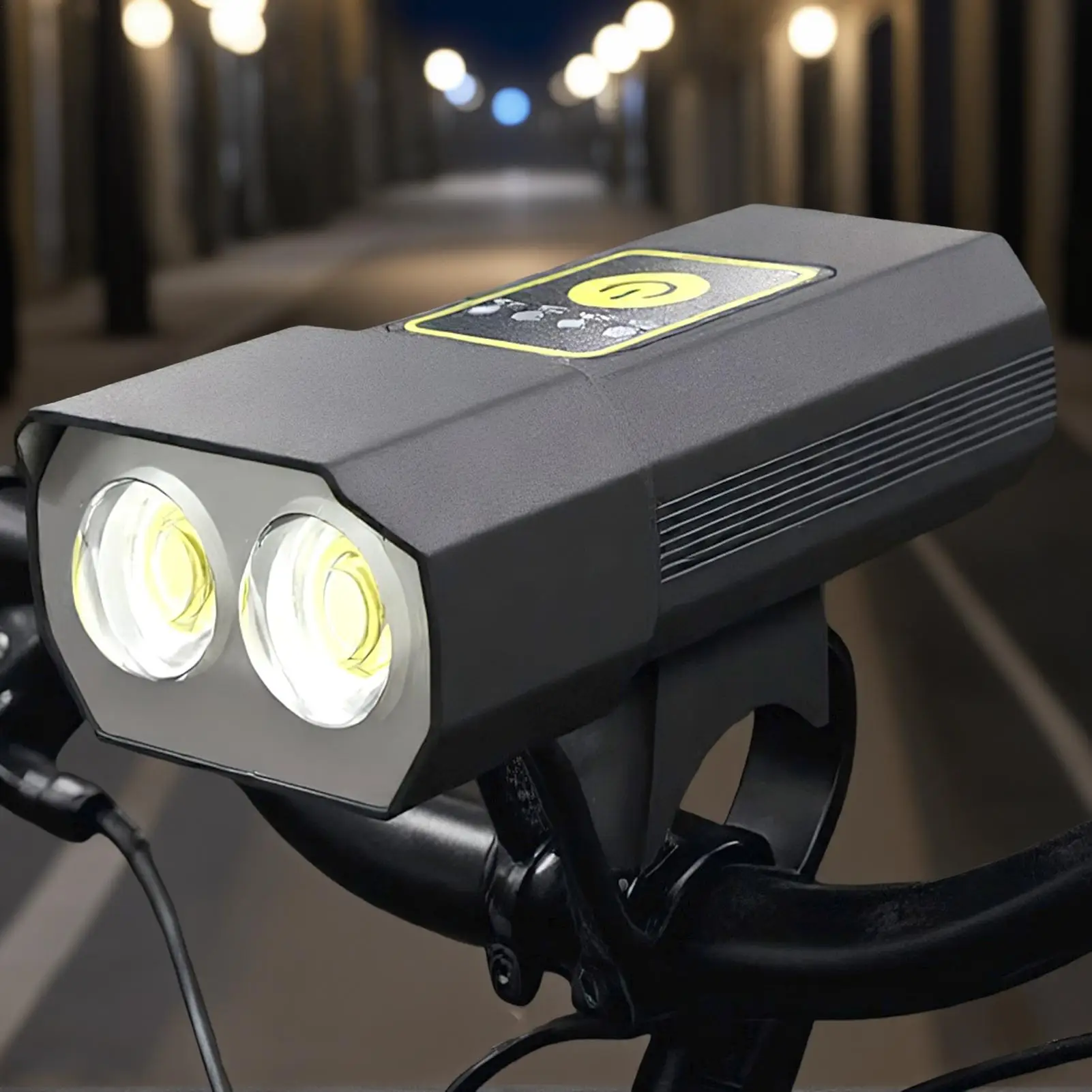 

Велосипедные фонари для ночной езды Яркий велосипедный фонарик Передние фонари Перезаряжаемая через USB светодиодная лампа с телескопическим зумом Велоспорт