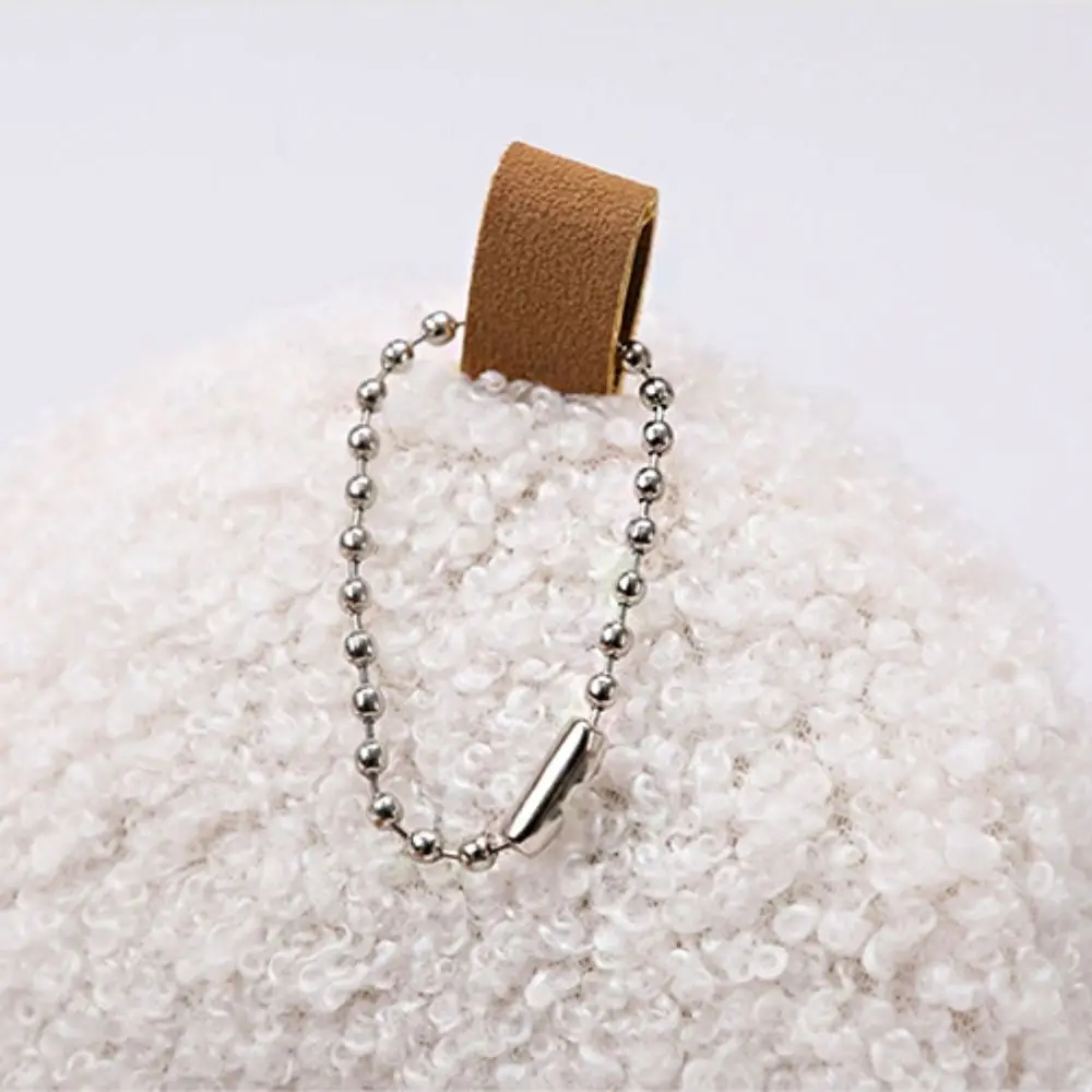 Portable Pendant Coin Purse Keychain Bear Lamb Mini Storage Bag Large Capacity Jewelry Packing Bag Small Makeup Bag Travel