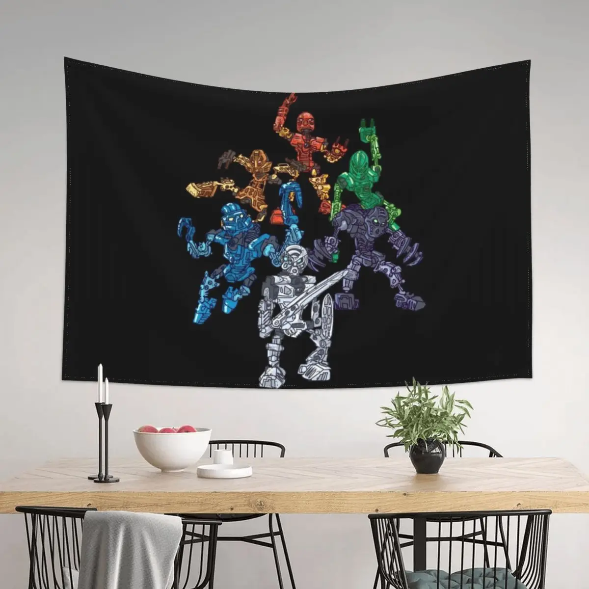 

Elemental Heroes Tapestry Decoration Aesthetic Decoration Wall Room Design Tapestry