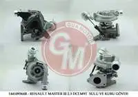 

Store code: 40612 for TURBO complete MASTER III MOVANO B 2.3DCI (M9T)TRAFIC VIVARO A 2.0DCI (M9R)/(GUA)/(GUA)