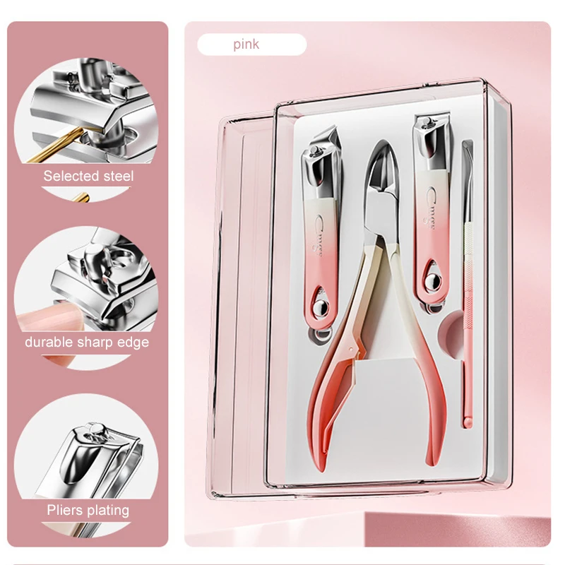 Pedicure Kit Stainless Steel Pedicure Tools Nail Tools Pedicure Tools for Home Travel