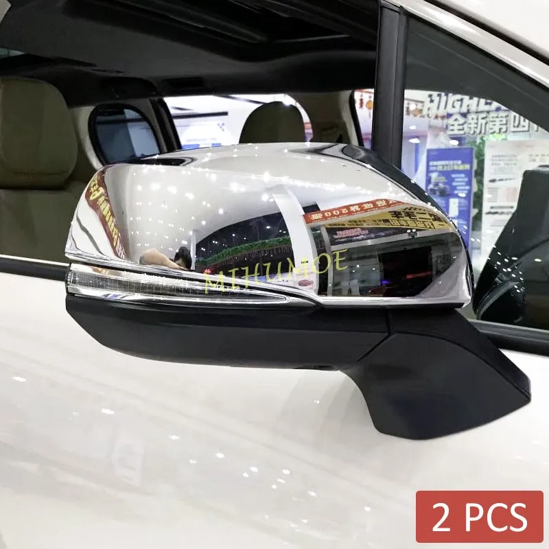 

Chrome Side Rearview Mirror Cover Cap Overlay Protector Trim For Toyota Sienna 2021-2026 2025 2024 2023 2022