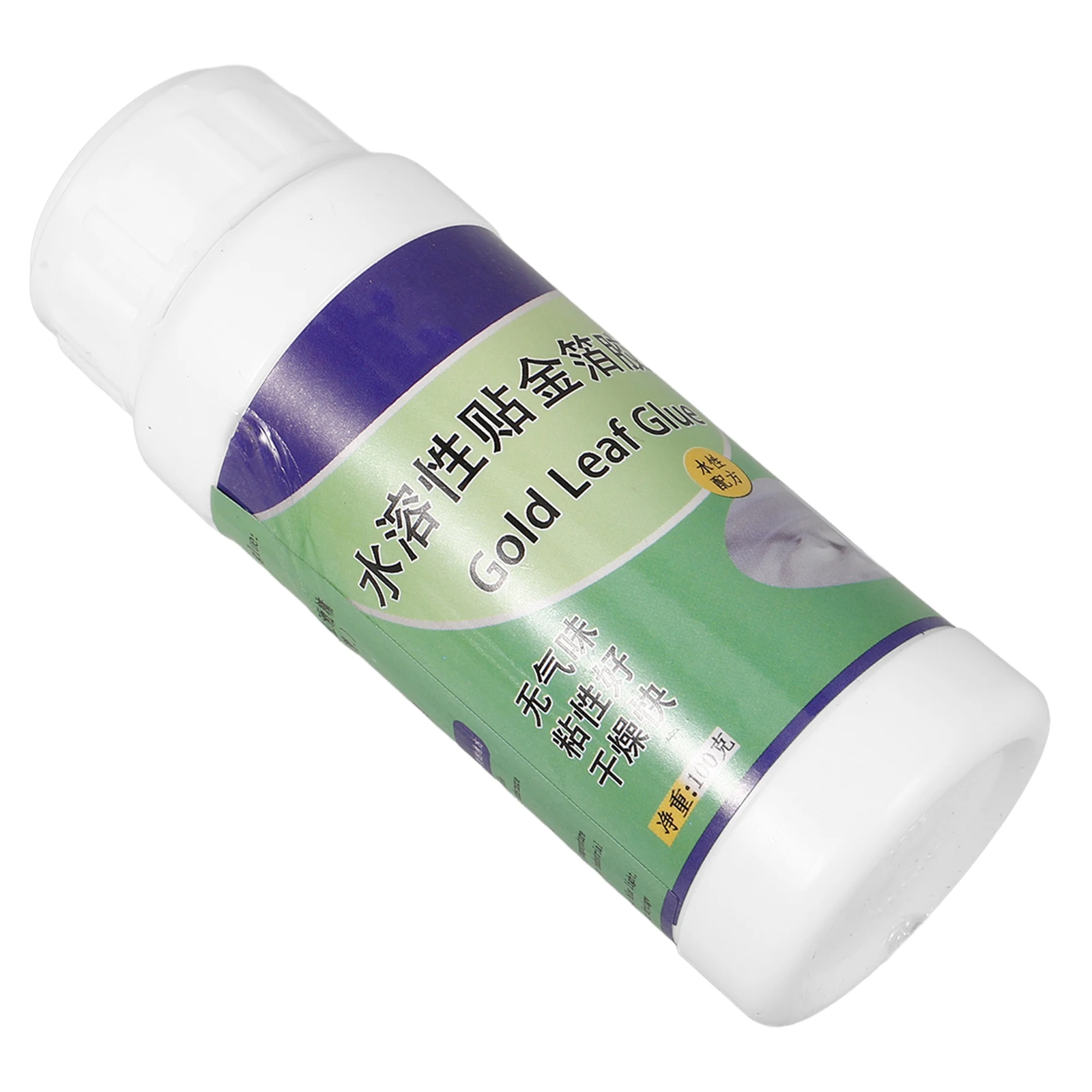 

Gold Leaf Adhesive Gilding Glue Water-Based Craft Supply Foil Leafing Glue For Diy Paper Wood 100G