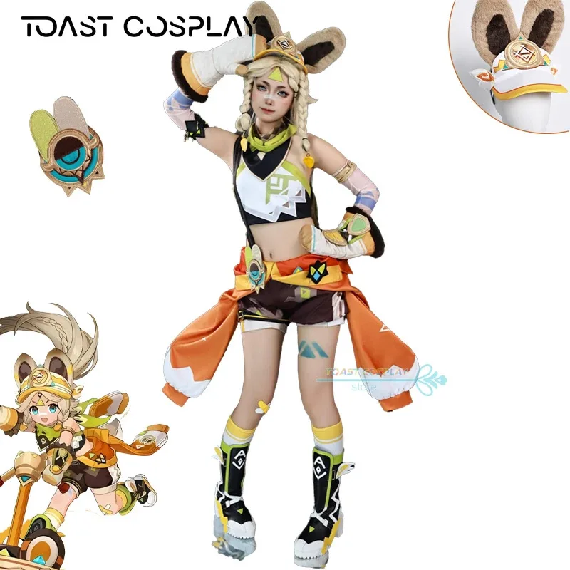 

Kachina Cosplay Game GenshinImpact Kachina Cosplay Costume Anime Role Play Carnival Party Wig Shoes Animation Prop Suits