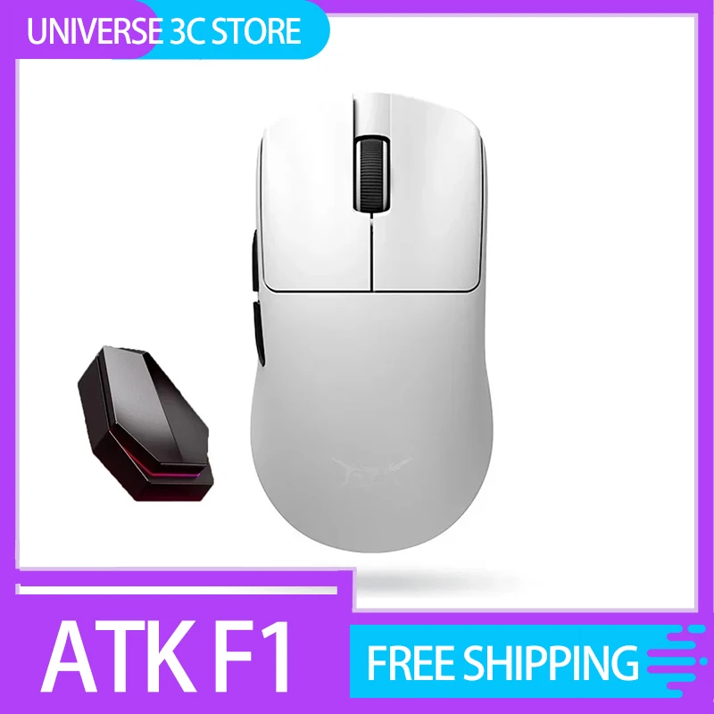 atk blazing sky f1 pro dual mode sem fio paw3950 leve 8k gaming mouse personalizado apto para teclado computador desktop 01