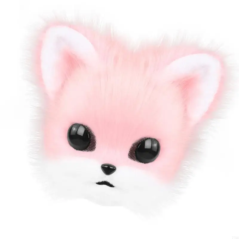 77He fuzzy Animal Character Mask Soft and Safe Design for Kids Adults Cosplay Event and Themed Celebrations