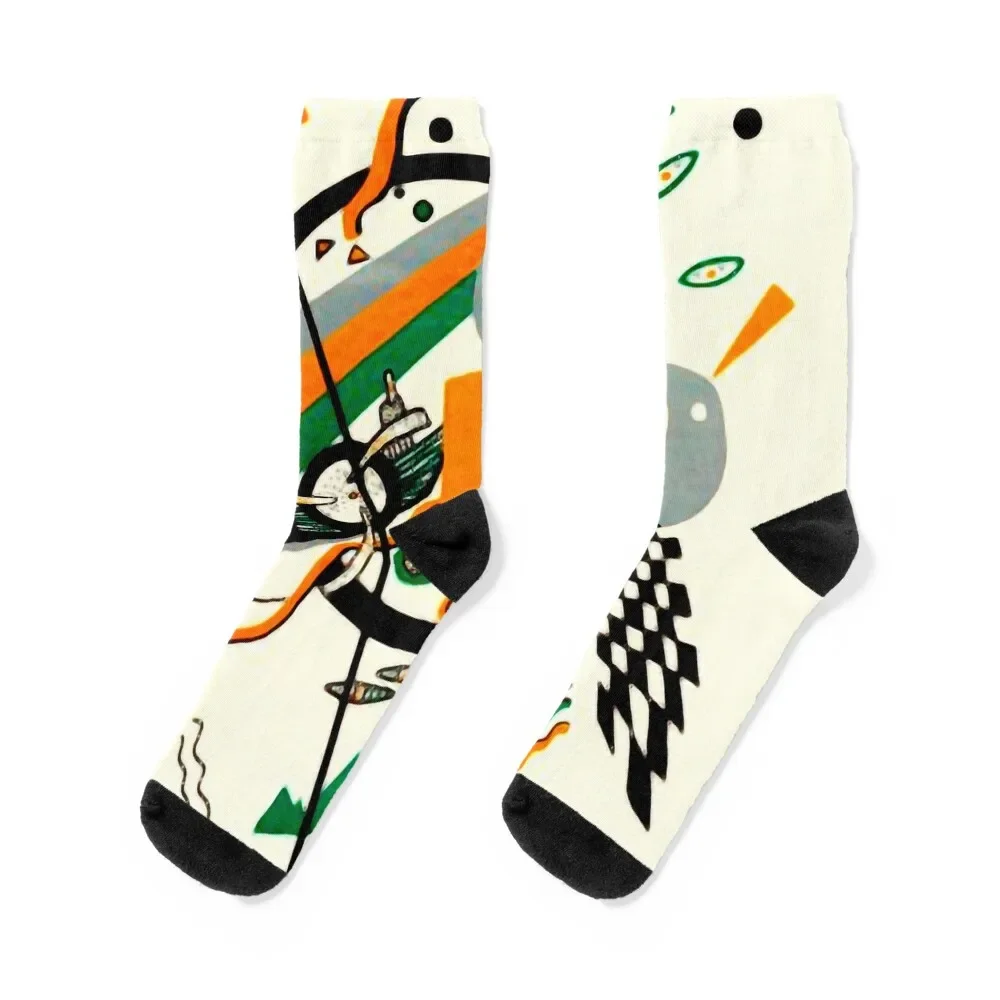 

Abstract art by Kandinsky Socks Sports halloween hockey Children's Socks Woman Men's