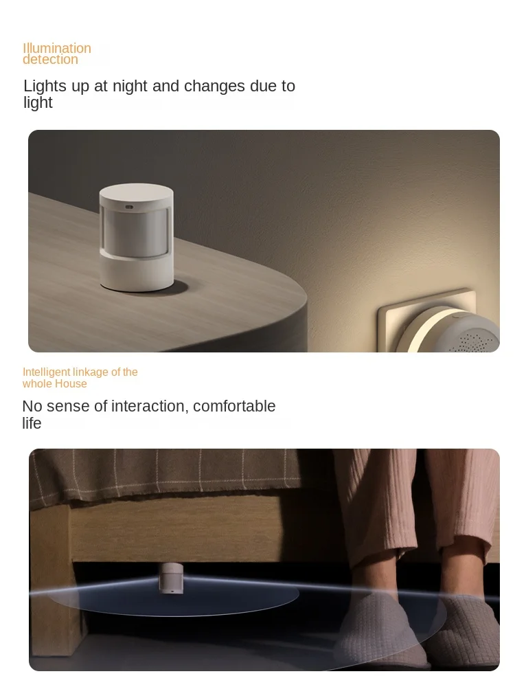 

Occupancy sensor P1 infrared light monitoring long-life intelligent human body sensor switch