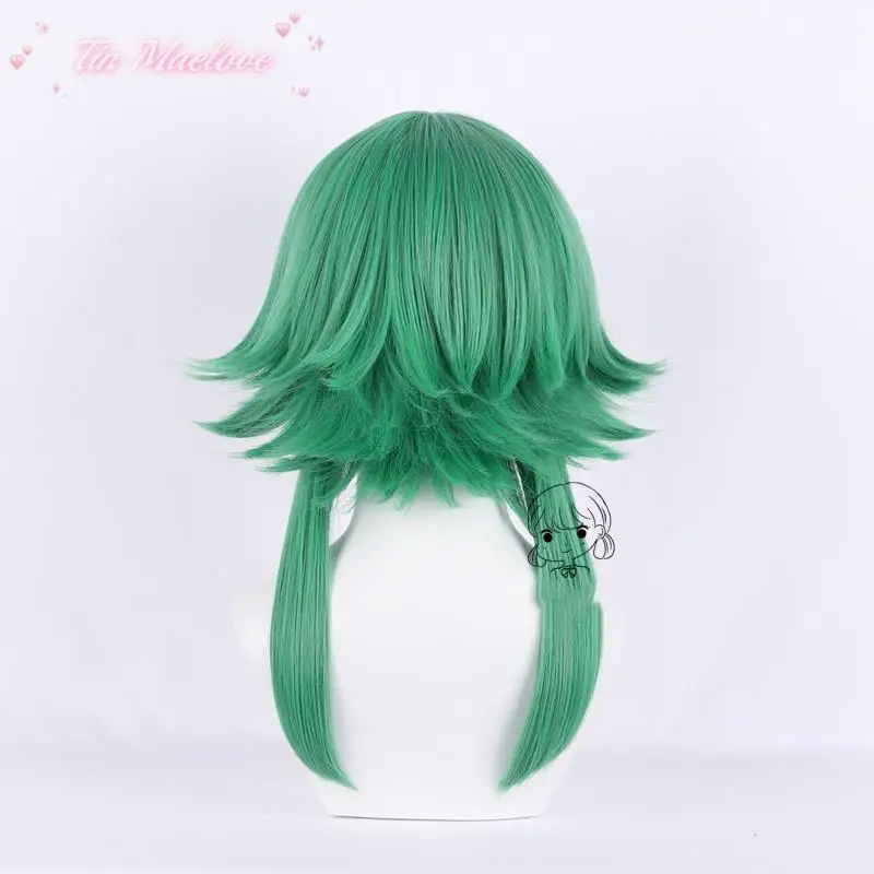 Heartsteel Ezreal Wig Game Cosplay Wig Men Green Hair Ezreal Cosplay Wig Heat Resistant Hair Halloween Free Wig Cap