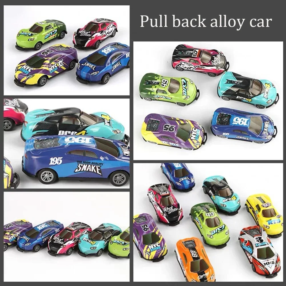 Novas crianças brinquedo dublê fundição carro liga puxar para trás carros ejeção saltando dublê carro 360 flip dump carro brinquedo crianças presente de aniversário