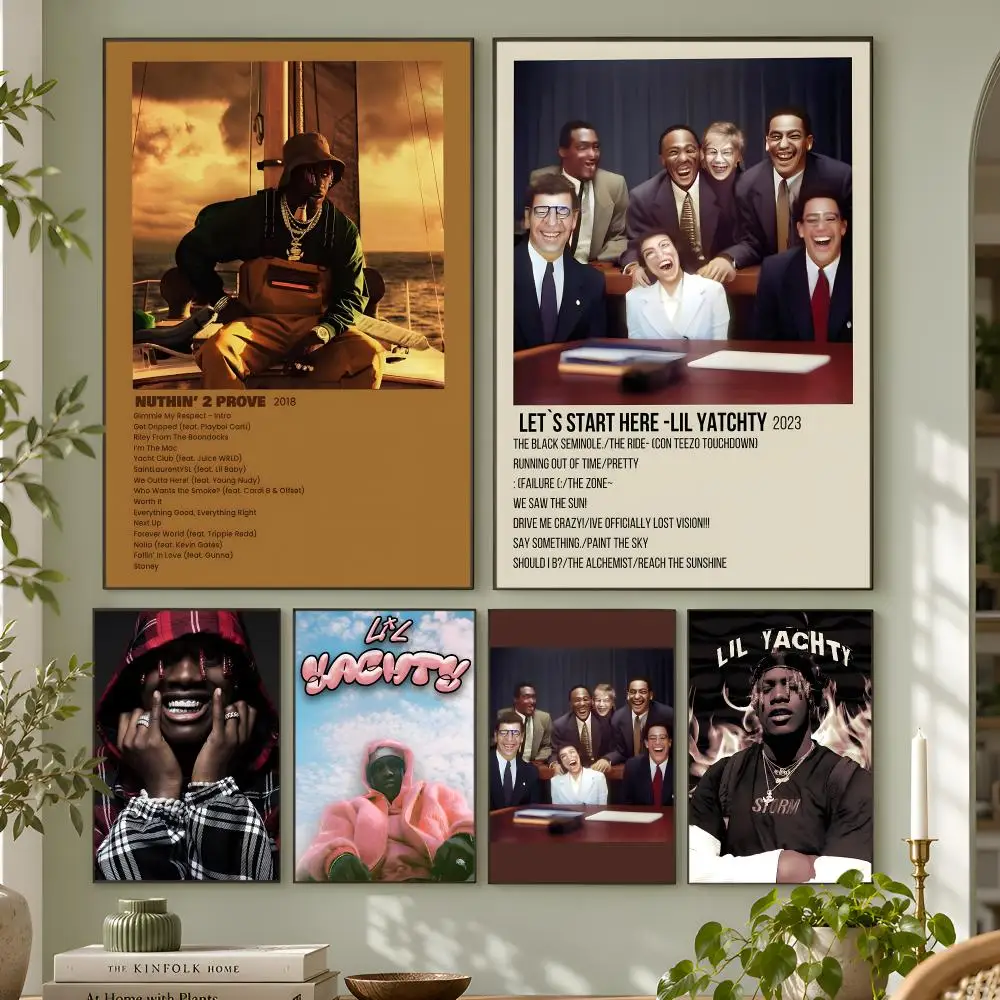 Lil Y-Yachty Music Star Album Poster Wall Art Home Decor Living Room Bedroom Office Dorm Apartment Gift