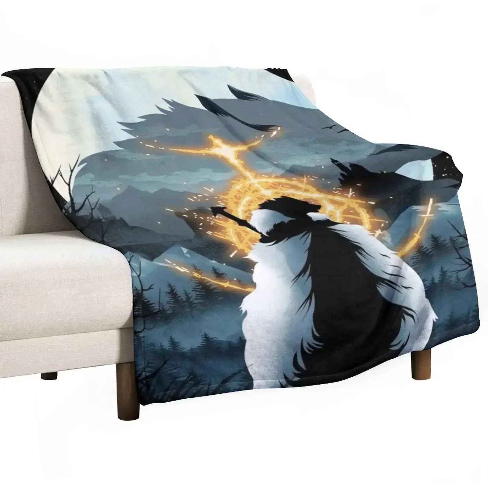 

Blaidd Throw Blanket Lightweight Warm Blanket for Indoor Outdoor Use