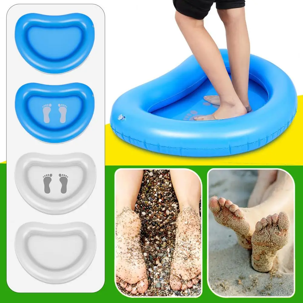 Footbath Beach Foot Tub Foot Spa Basin for Home Spa Treatment Swimming Pool Feet Cleaning Portable Soaking Basin for Relaxation