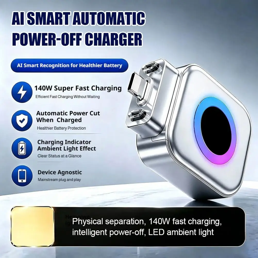 carregador-de-telefone-tipo-c-140w-com-carregamento-rapido-adaptador-com-desligamento-automatico-e-separador-de-carga-completa-para-fones-de-ouvido-e-celulares