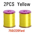 2PCS 75D Yellow