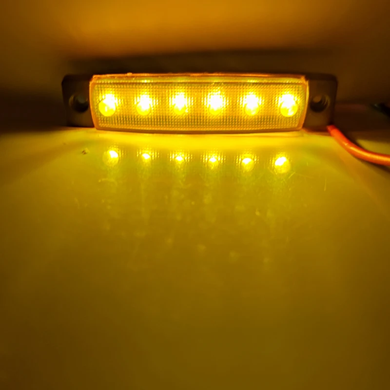 10 個 12V 24V LED サイドマーカーインジケーターカーライトフロントリアトラックキャブ RV トレーラーアンバー/レッド/ホワイト/グリーン/ブルー