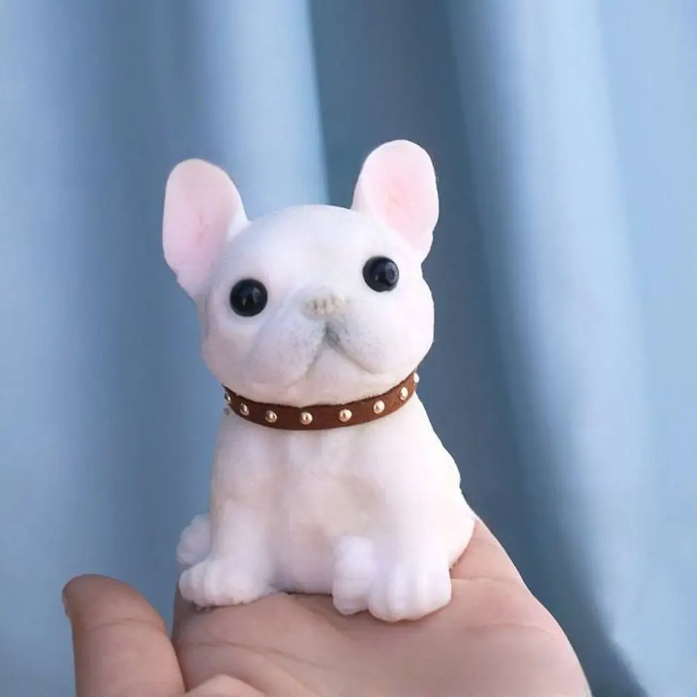 Slow Rebound Schnauzer Doll Squeeze Animal Colorful Simulation Dog Squeeze Toys Mini Cartoon Dog Fidget Sensory Toys