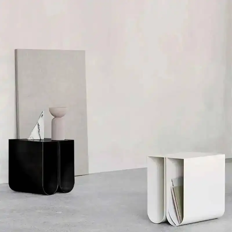 

File Designer Coffee Tables Modern Portable Garden Fruit Dressing Bedside Tables Metal Mesitas De Noche Unique Furniture