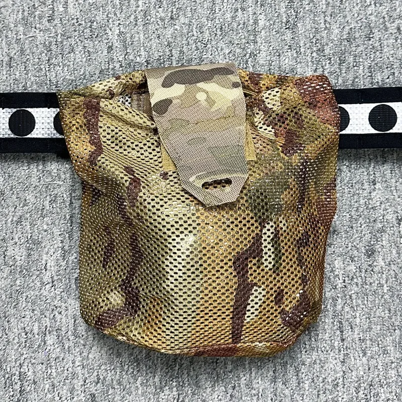 Taktische Folding Dump Pouch Kordelzug Magazin Utility Pouch Mesh Taille Tasche Roll Up Faltbare Recovery Tool Pack EDC Lagerung Tasche – Detail 11