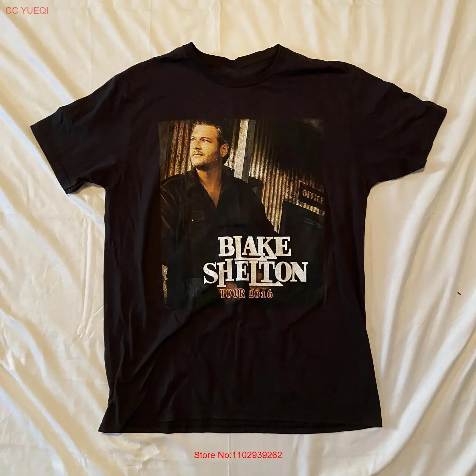 Футболка Hot Blake Shelton Tour черного цвета всех размеров для фанатов, винтажная стираная модная стильная универсальная мягкая дизайнерская одежда