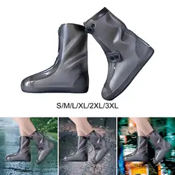 Silicone Shoe Covers Reusable Foldable Men Women Shoe Covers for Rain Shoes Protector for Outside Camping Travel Outdoor Fishing