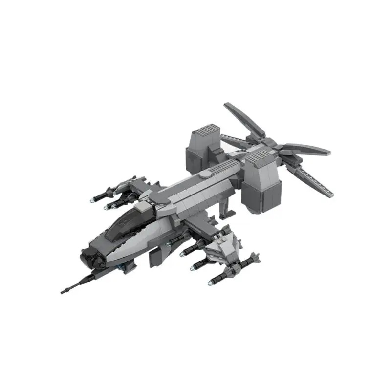 

Custom MOC-207766 Close Support Helicopter Gunship Building Blocks Set (731PCS)