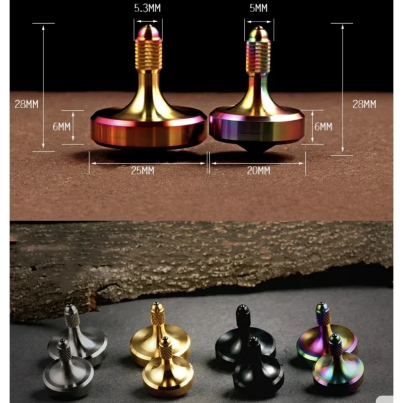 Metal Gyroscope Fidget Spinner Metal Professional Hand Pinch Stainless Steel Gyro Toys Stress Relief Toy