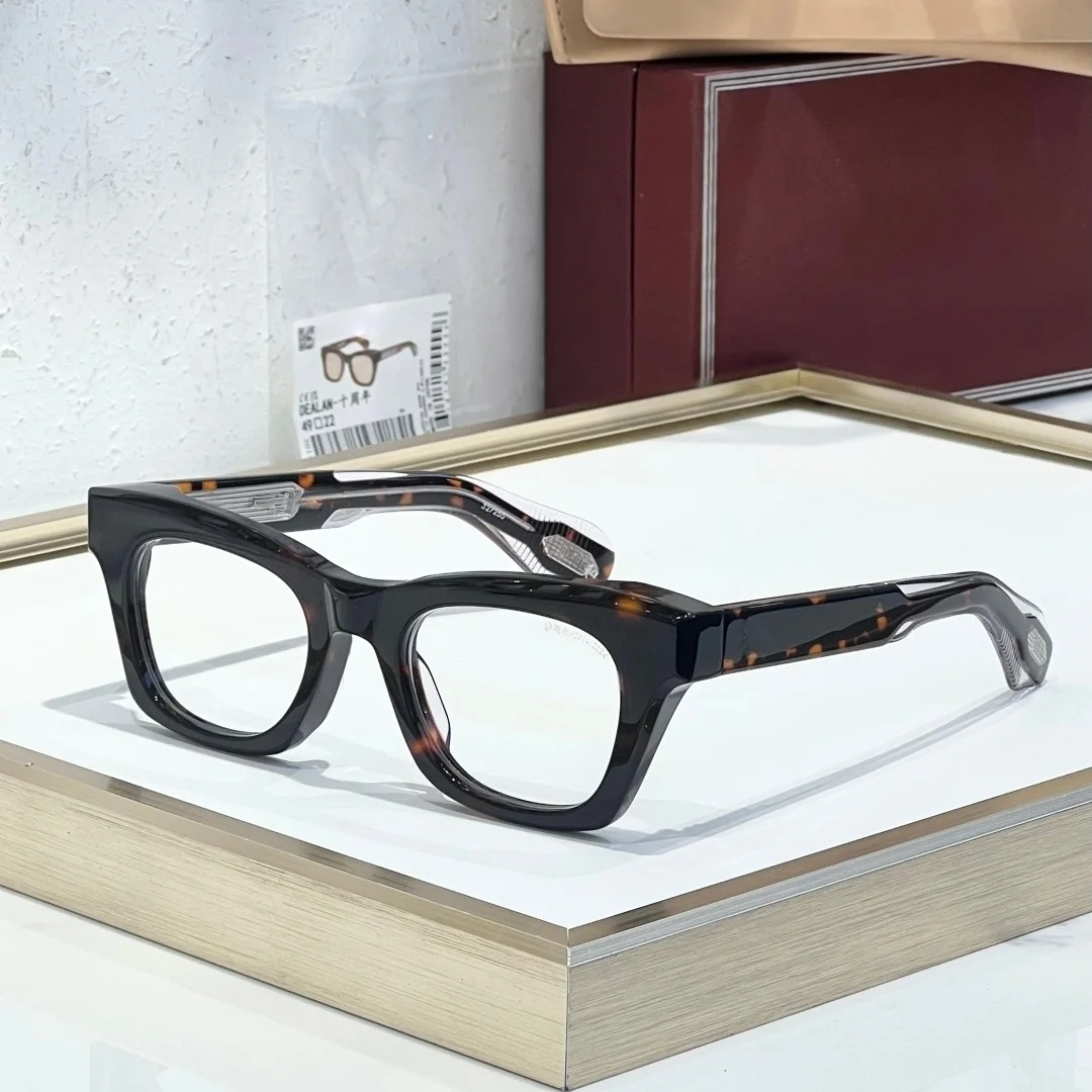 

Handcrafted DEALAN EPOXY Eyeglass frames, Original Brand fashion designer Men's glasses frame,Premium quality glasses for man