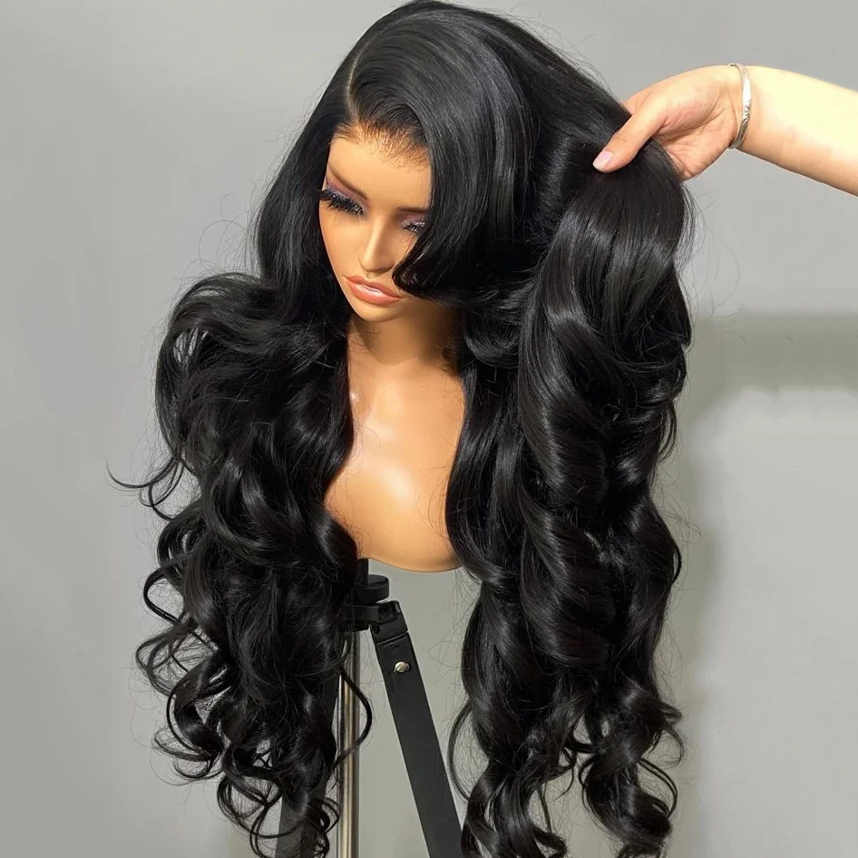 

13x4 Body Wave Lace Front Wigs Human Hair Pre Plucked with Baby Hair 200% Density 13x4 HD Transparent Lace Front Wigs for Black