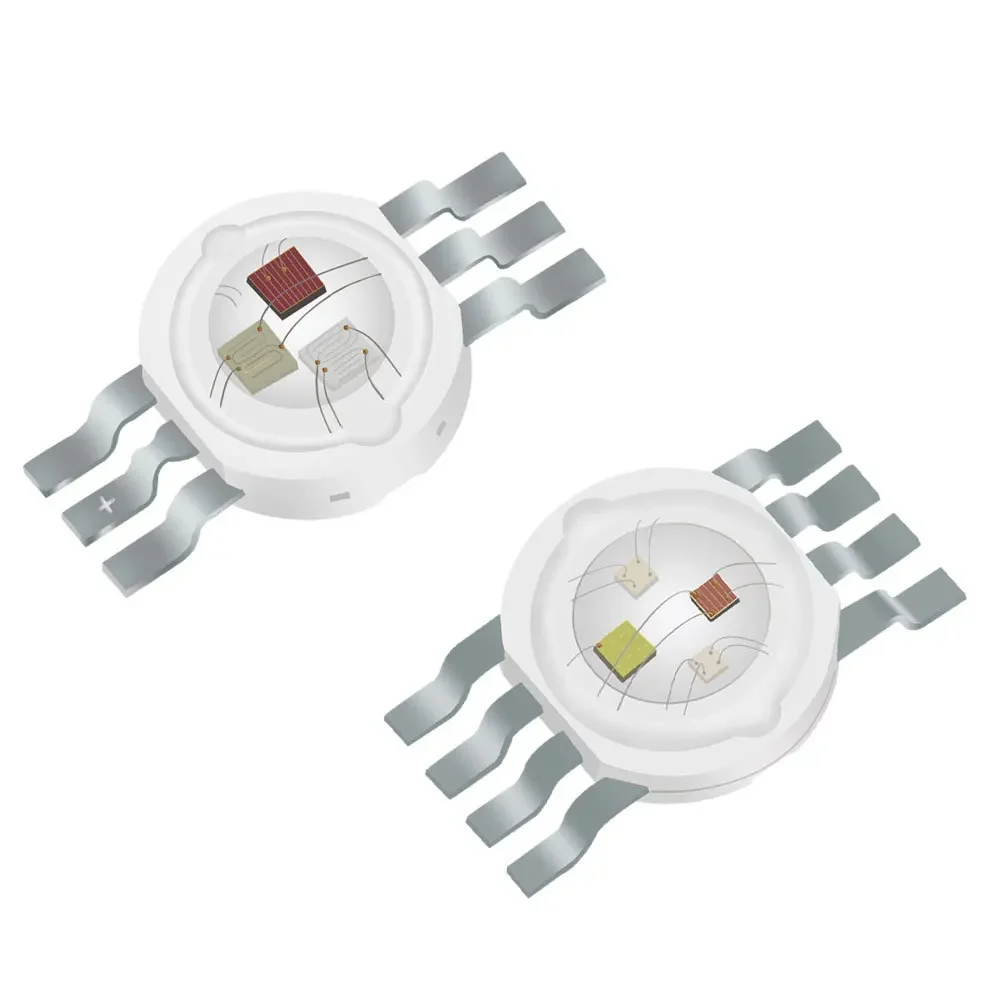 1pcs 6070RGB LED Bead 1-3W High Power SMD XL-HD6070RGB-A2 Red Green Blue Light-emitting Diode