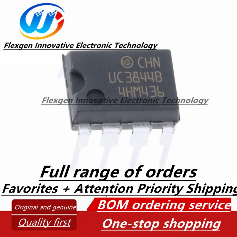 (10 pcs) UC3844BN UC3844N In-line DIP8 Switching Controller Regulator Power IC