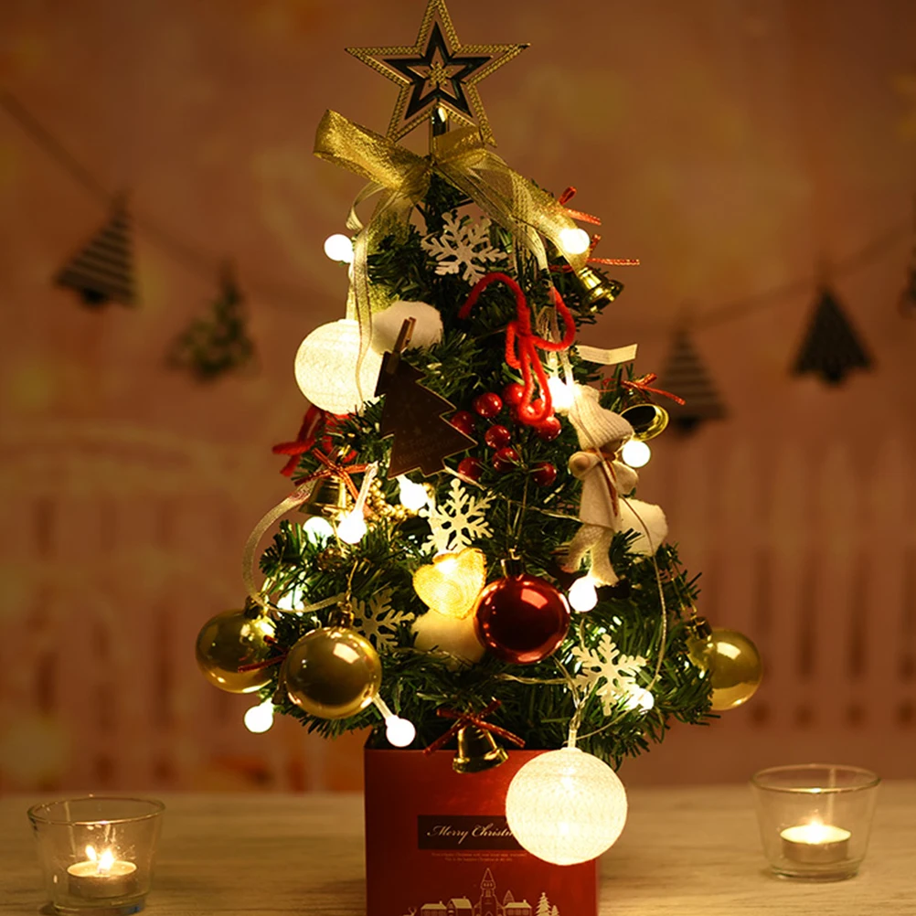 

Mini Christmas PVC Festival Adornment Xmas Decor Luminous Desktop Desktop Decor Decorative Light Party Gift