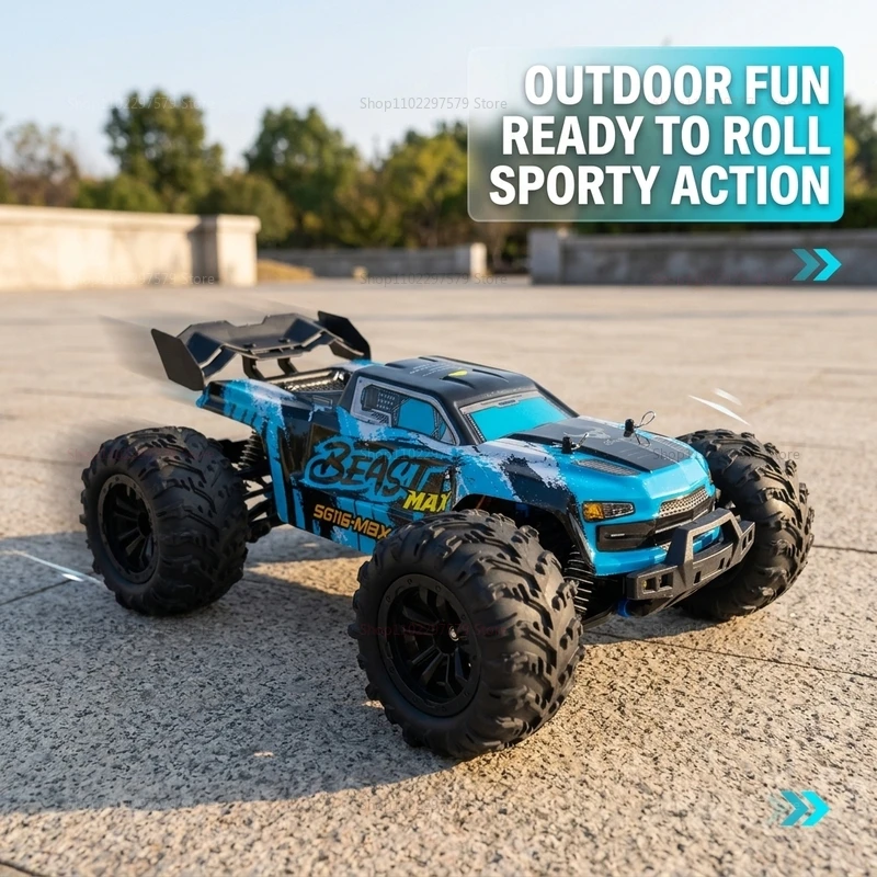 SG116‑MAX/PRO 4WD Remote Control Off‑Road Truck 1:16 Brushless Power 40‑80KM/H High Speed RC Drift Racing Toy Gift for Kid Adult view 5
