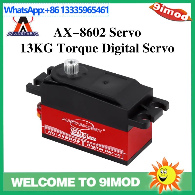 

Цифровой сервопривод Austar AX-8602 13 кг с высоким крутящим моментом и металлическим редуктором