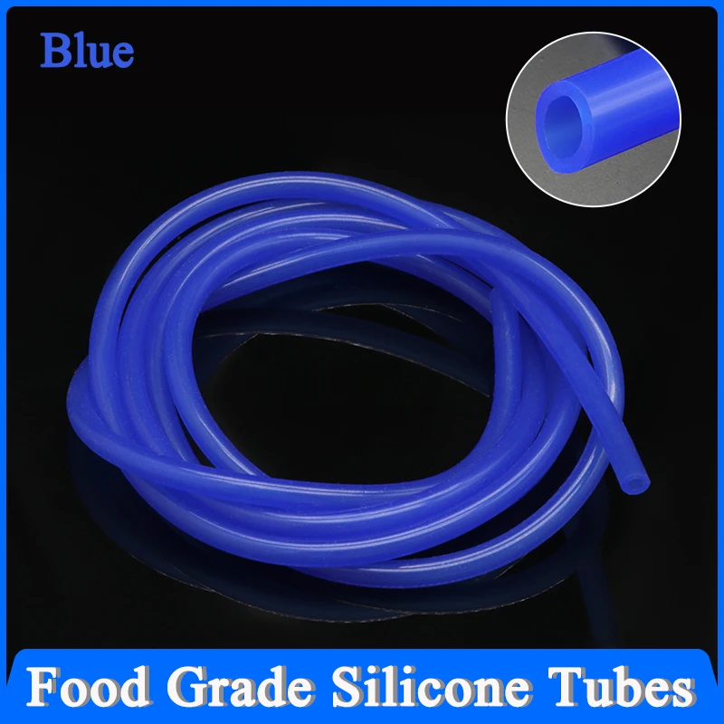 

1/3/5/10M Food Grade Silicone Tube Blue Flexible Rubber Hose Aquarium Air Irrigation Pipes Water Connector Garden Hoses