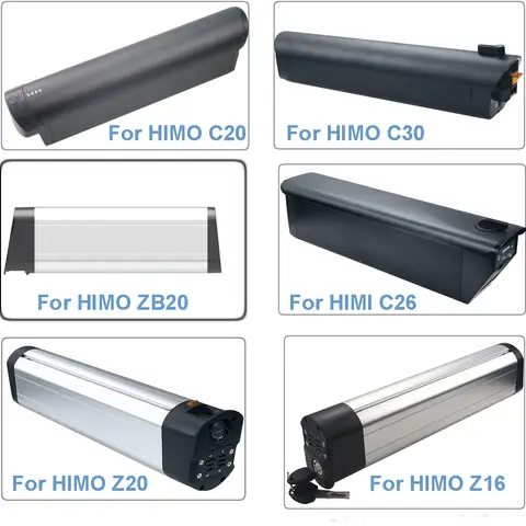HIMO-Batería de repuesto para bicicleta eléctrica plegable, Pila de 36V, 10Ah, 48V, 10Ah, 360Wh, 480Wh, C20, C26, C30, Z16, Z20, ZB20