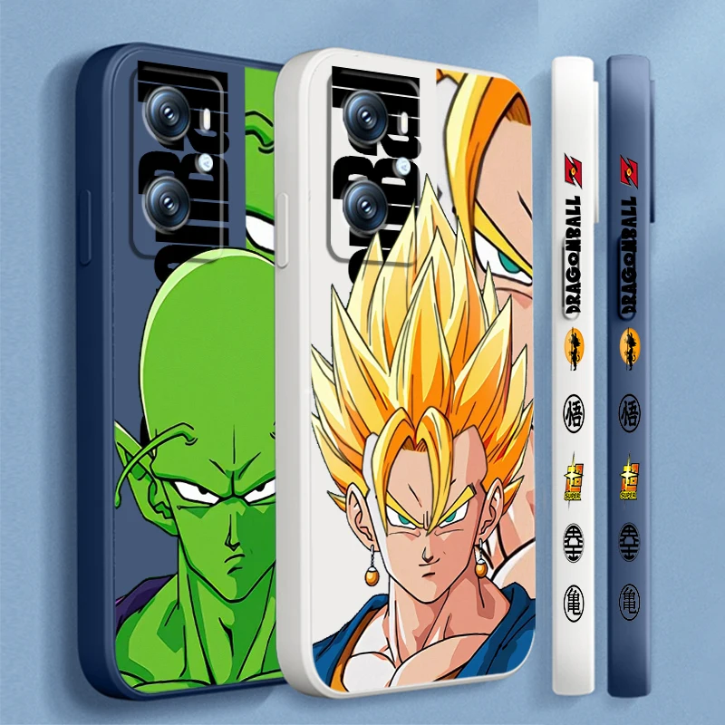 Japanese D-D-Dragon Ball Son Liquid Left Rope For OPPO Find X6 X5 X3 A98 A96 A94 A93 A77 A76 A74 A72 A57 A53 A16 5G Funda