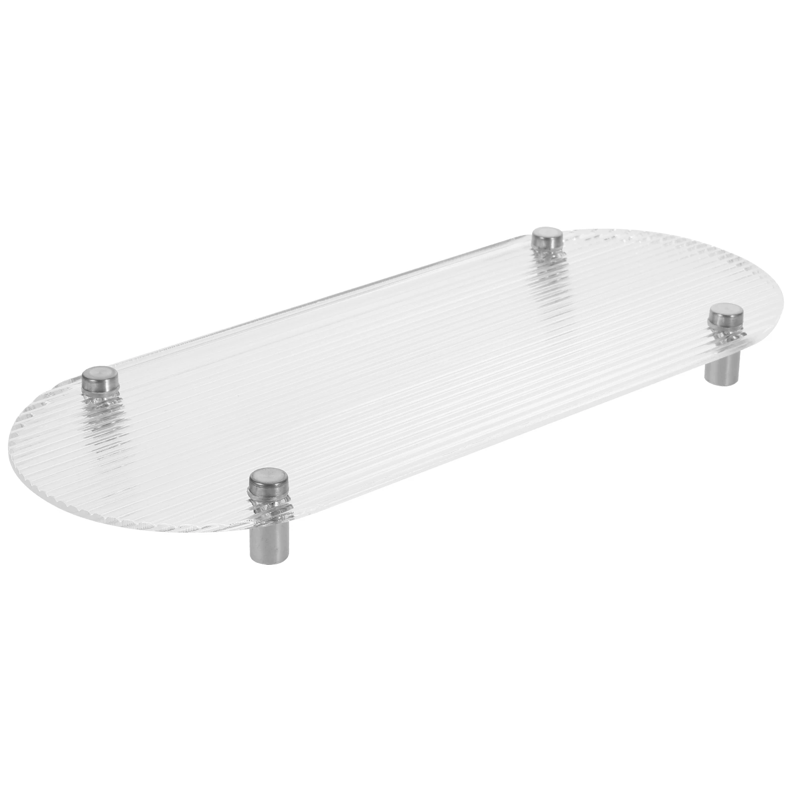 

Acrylic Perfume Tray Vanity Trays for Bathroom Makeup Display Organizer Dresser