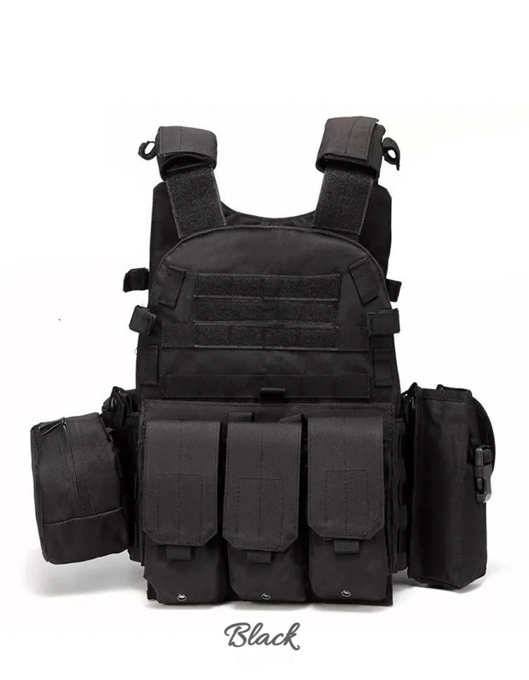Outdoor Tactical Multi-function Molle Expands Convenient Film And Television Props 6094 Combined Vest