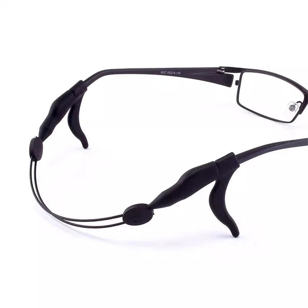 1pcs 40cm Universal Adjustable Eyewear Retainer Silicone Stretchable Glasses Strap Safety Glasses Holder Retractable