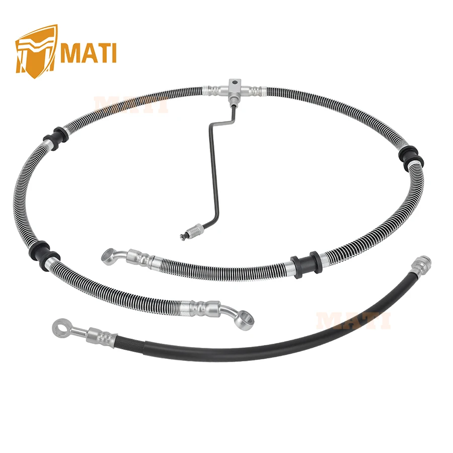 

Комплект передних тормозных шлангов для YAMAHA Kodiak Grizzly Bruin 350 400 450 2003-2014 5ND-F5873-10-00 5ND-F5871-00-00