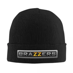 Unisex Knit Cuff Beanie B-Brazzers Accessories Winter Warm Knitted Caps Bonnet Hats