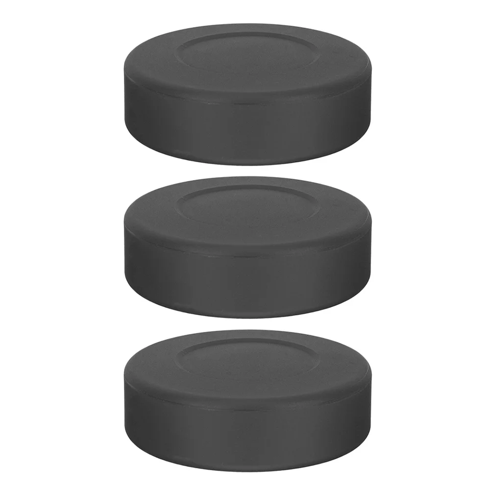 3Pcs Training Ice Hockey Pucks Matte Finish Adjustable Density for Realistic Drills Safe Practice on Ice Or Smooth Surfaces All